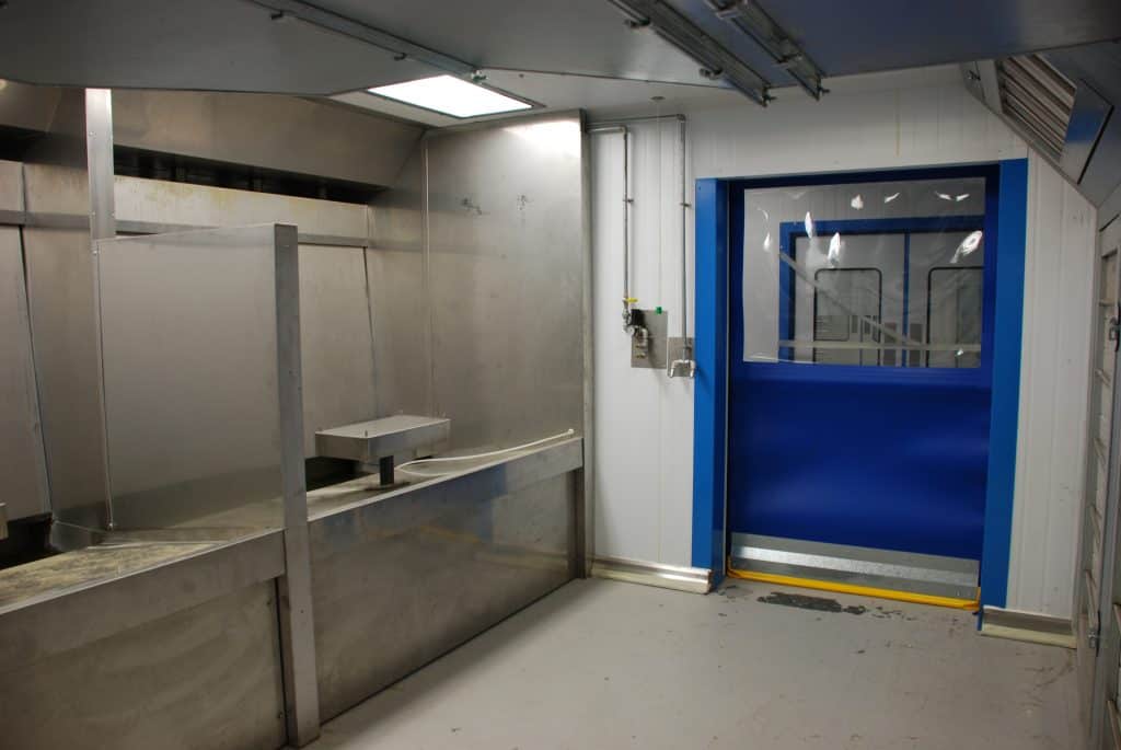 water wash spray booth